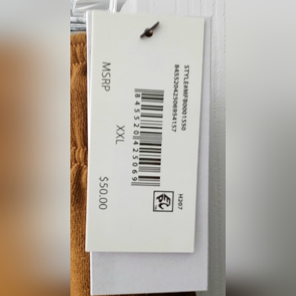 Mens Hurley Fleece Sweatpants XXL NWT color Bronzed - Picture 3 of 4